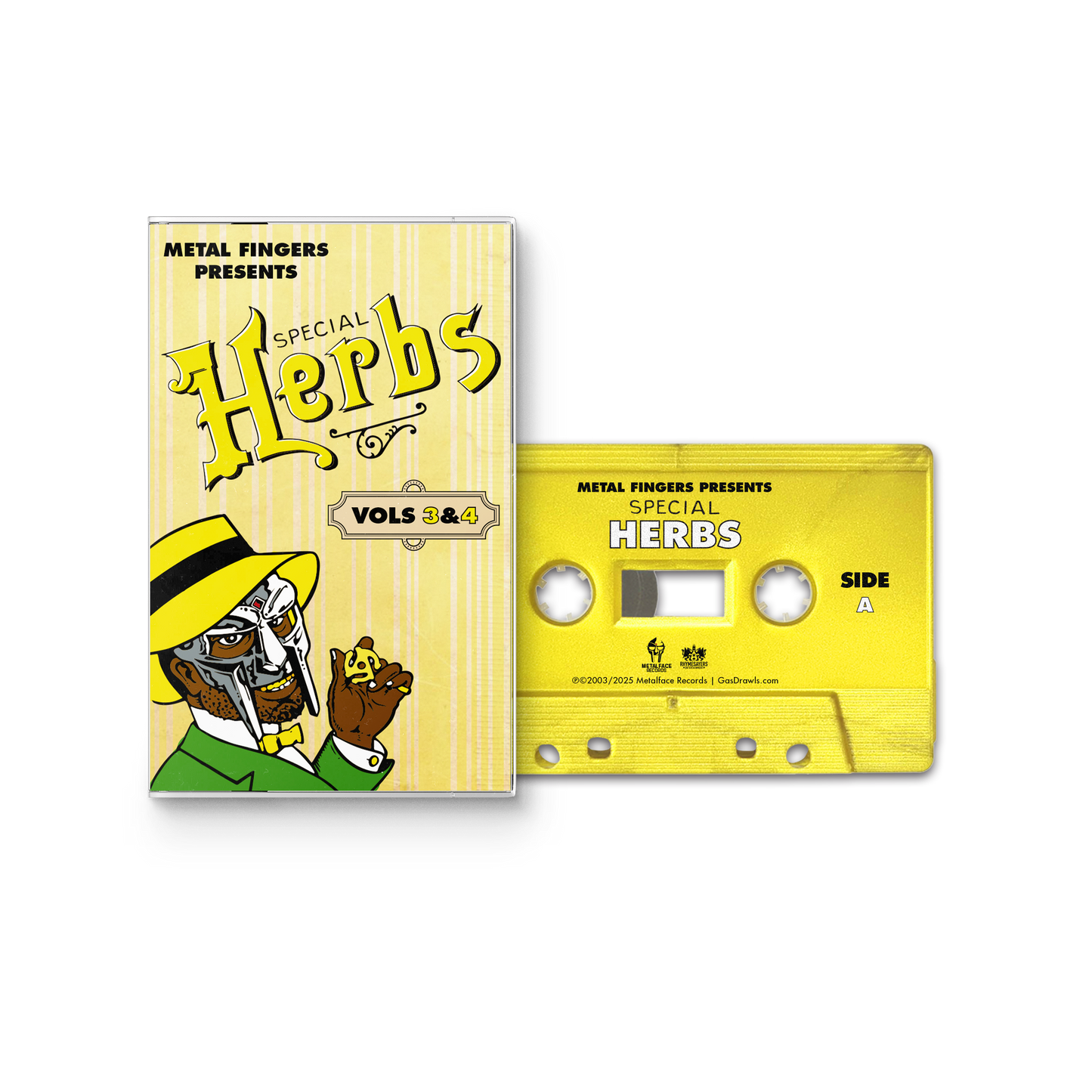 Metal Fingers Presents: Special Herbs Vol. 3 & 4 *PRE-ORDER 9/5/25*(CASS) | Mint (M) Mint (M)