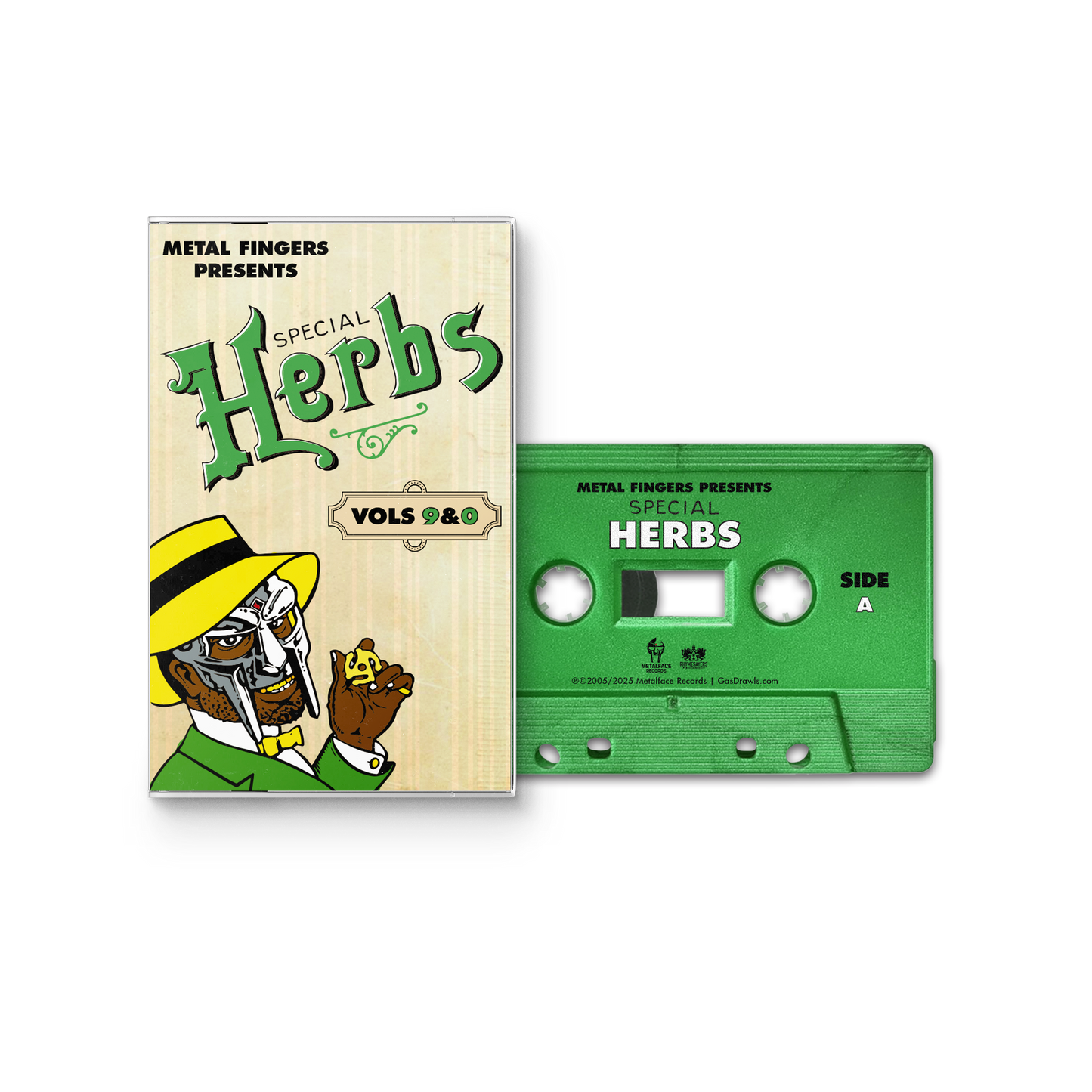 Metal Fingers Presents: Special Herbs Vol. 9 & 0 *PRE-ORDER 9/5/25*(CASS) | Mint (M) Mint (M)