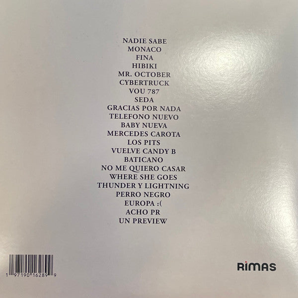 Nadie Sabe Lo Que Va A Pasar Mañana (BLUE VINYL) | Mint (M) Mint (M)