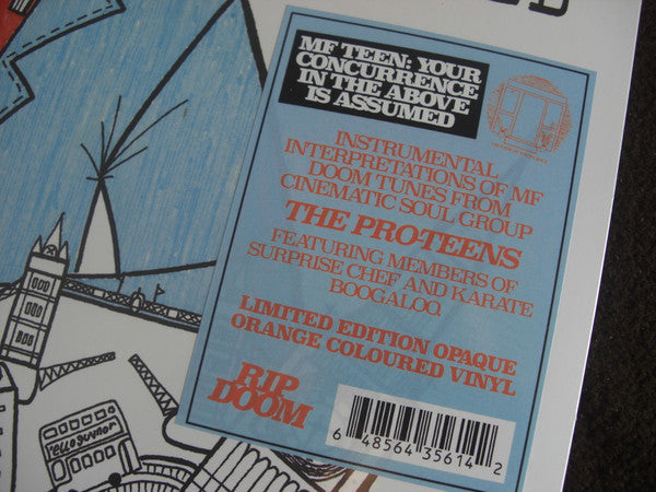 MF TEEN: Your Concurrence In The Above Is Assumed (OPAQUE ORANGE VINYL) | Mint (M) Mint (M)