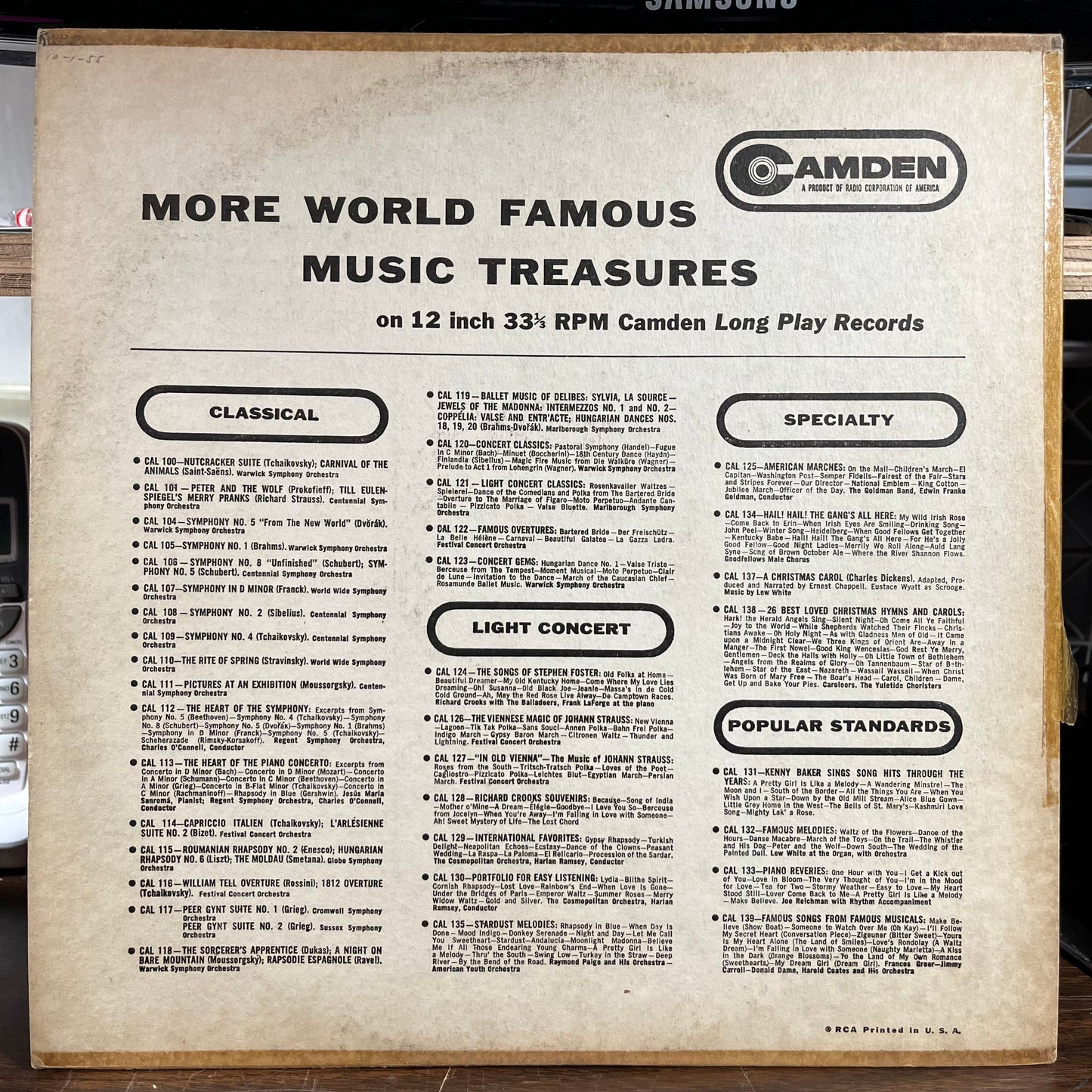 26 Best Loved Christmas Hymns And Carols (LP) | Excellent+ (EX+) Very Good Plus (VG+)