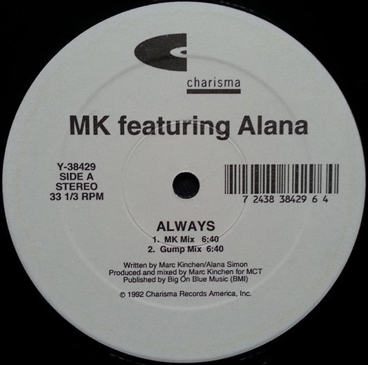 Always (VINYL) | Mint (M) Mint (M)