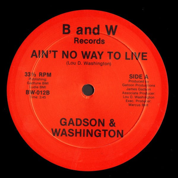 Ain't No Way To Live / Indian Village | Mint (M) Generic