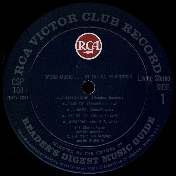 Mood Music... In The Latin Manner | Excellent (EX) Near Mint (NM)