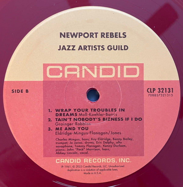 Newport Rebels / Jazz Artists Guild | Mint (M) Mint (M)
