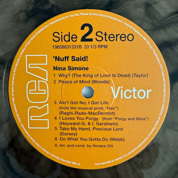 'Nuff Said! (VMP | BROWN MARBLE VINYL) | Mint (M) Mint (M)