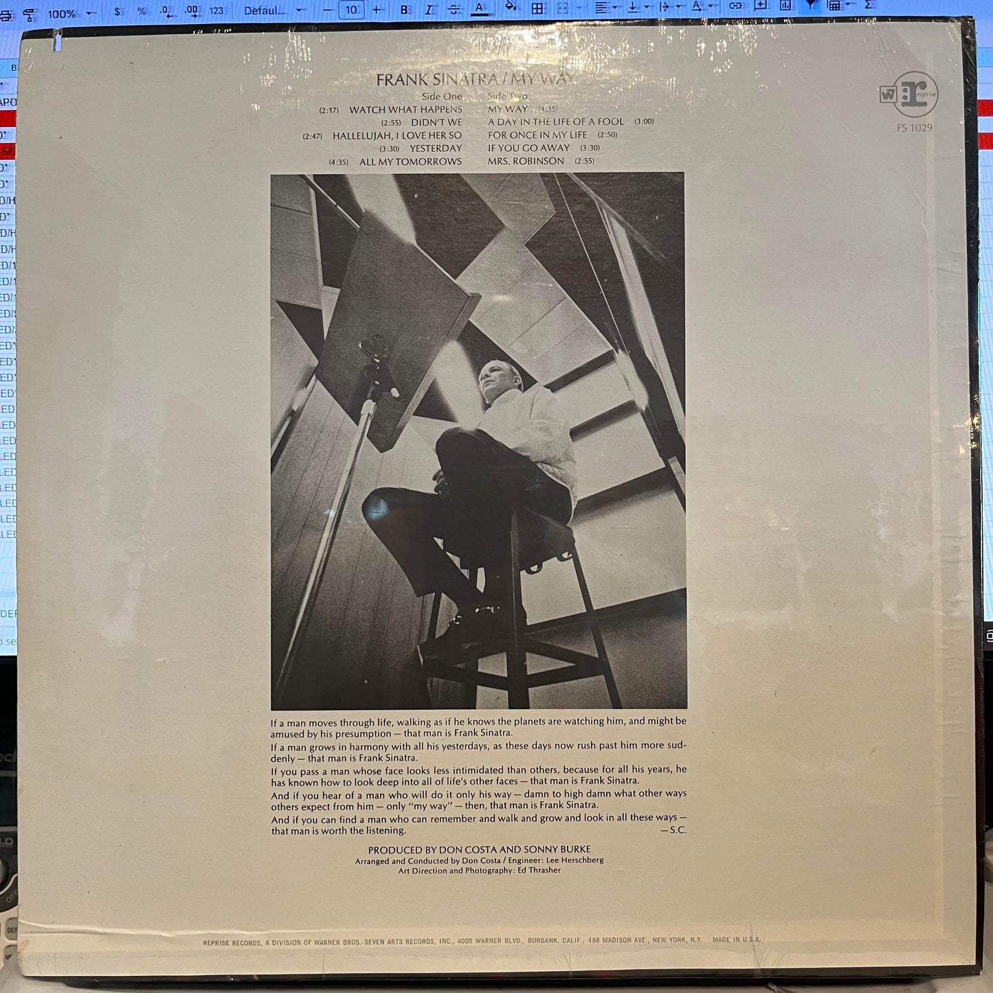 My Way *SEALED/1976* | Mint (M) Near Mint (NM)