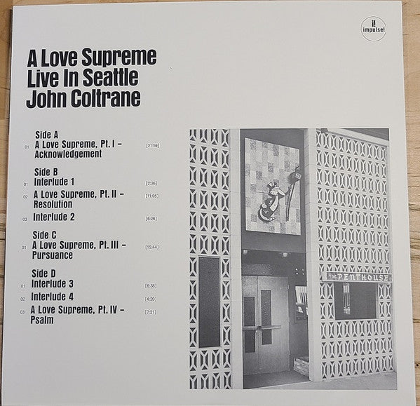 A Love Supreme: Live In Seattle *DINGED* (2xVINYL) | Mint (M) Excellent+ (EX+)