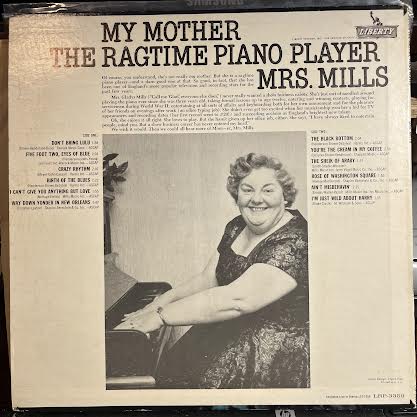 My Mother-The Ragtime Piano Player (VINYL) *PROMO* | Excellent+ (EX+) Excellent+ (EX+)