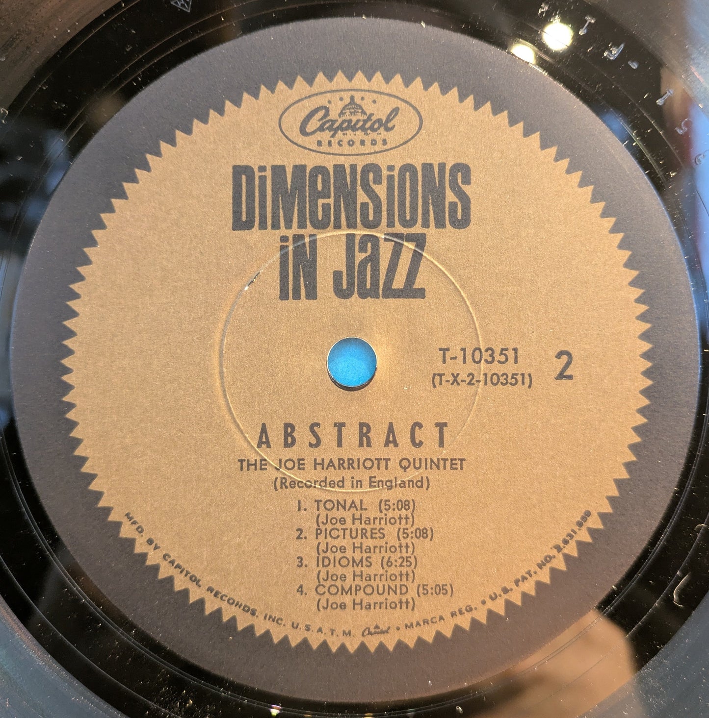 Abstract (VINYL) | Excellent (EX) Very Good Plus (VG+)