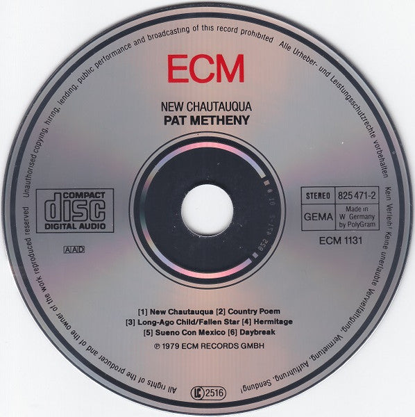 New Chautauqua (CD) | Near Mint- (NM-) Near Mint- (NM-)