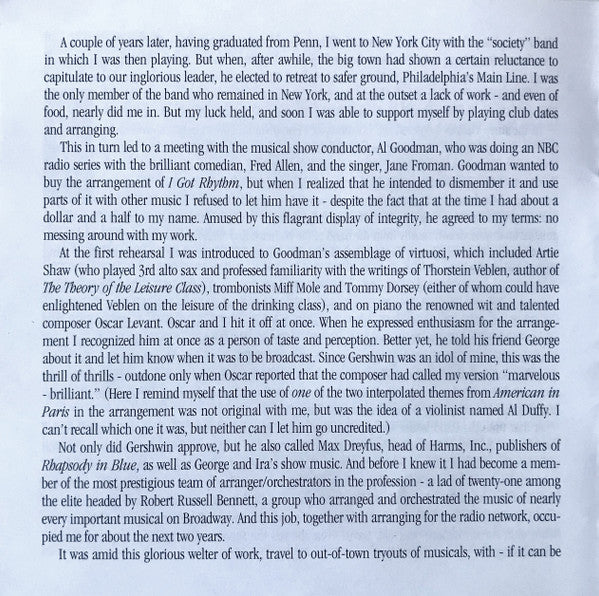 A Gershwin Celebration (CD) | Near Mint (NM) Near Mint (NM)