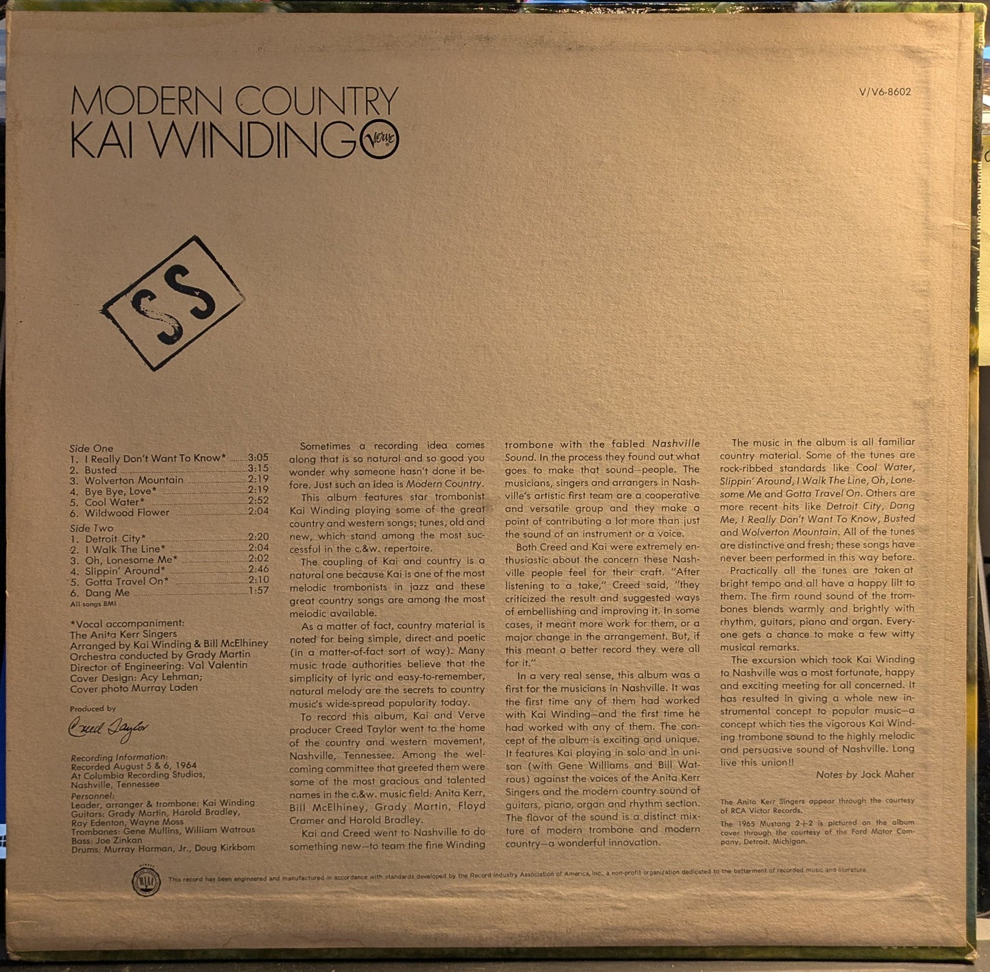 Modern Country (VINYL) | Near Mint (NM) Near Mint (NM)