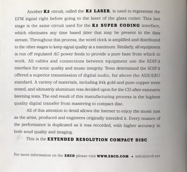 "88 Basie Street" (XRCD) | Near Mint (NM) Excellent (EX)