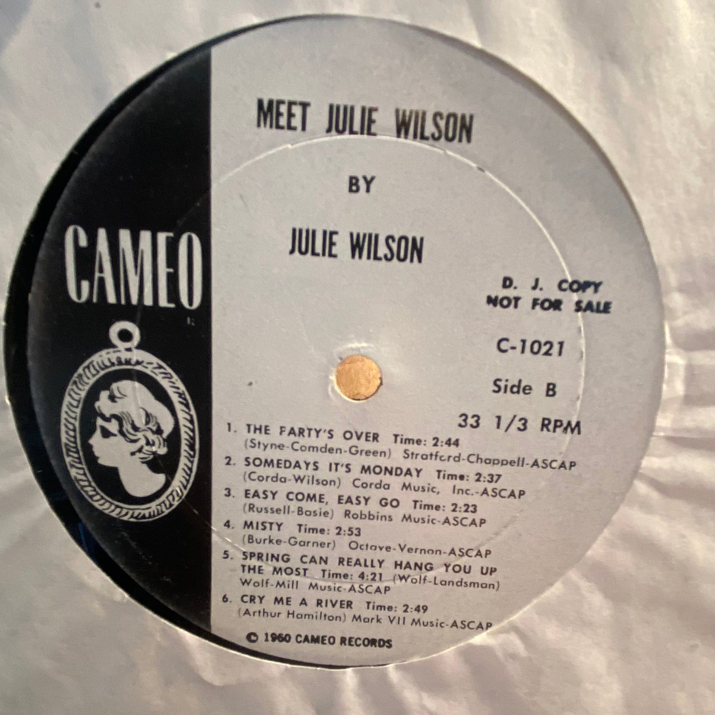 Meet Julie Wilson *PROMO* | Very Good (VG) Very Good Plus (VG+)- X Vinyl Record