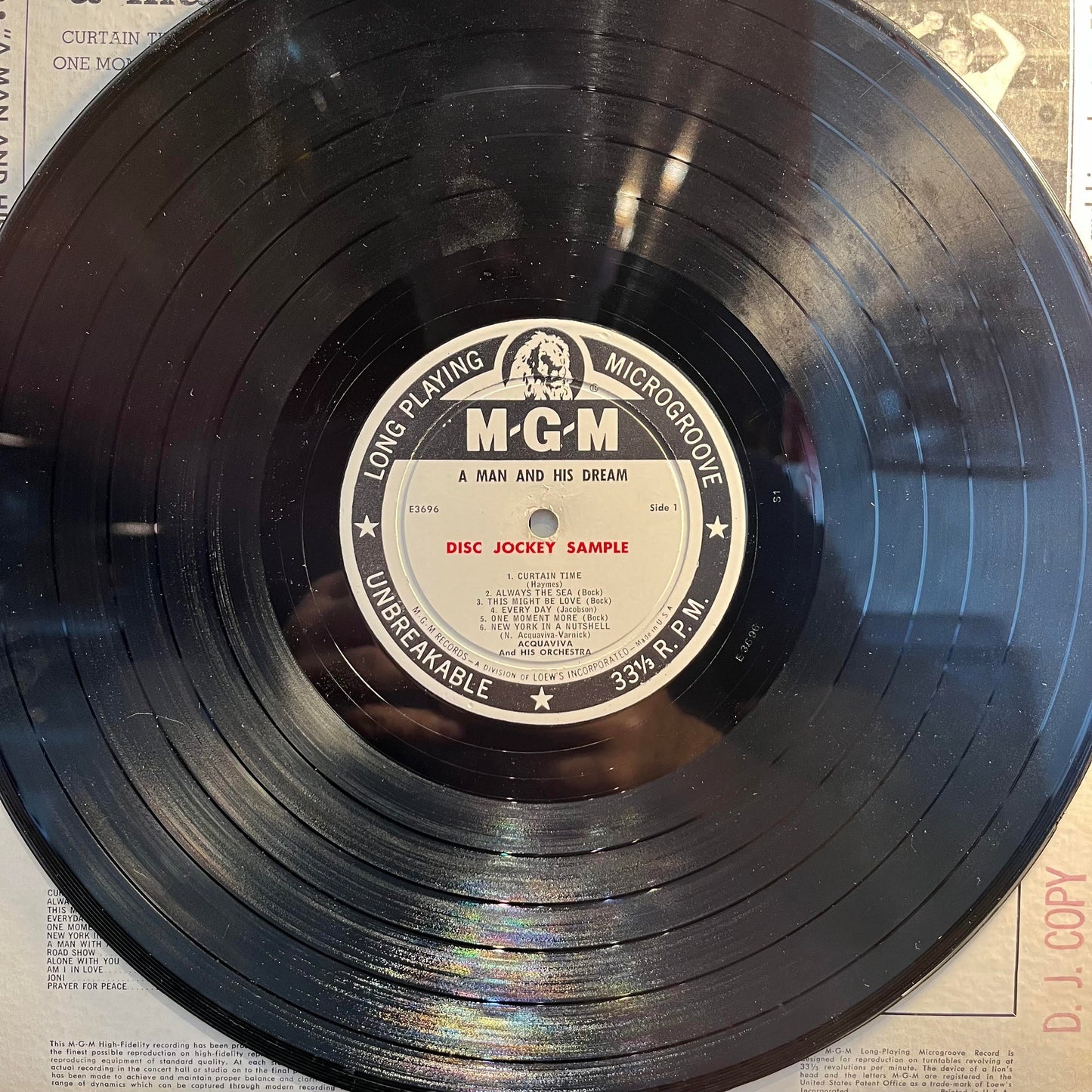 A Man And His Dream *PROMO* | Very Good (VG) Very Good (VG)