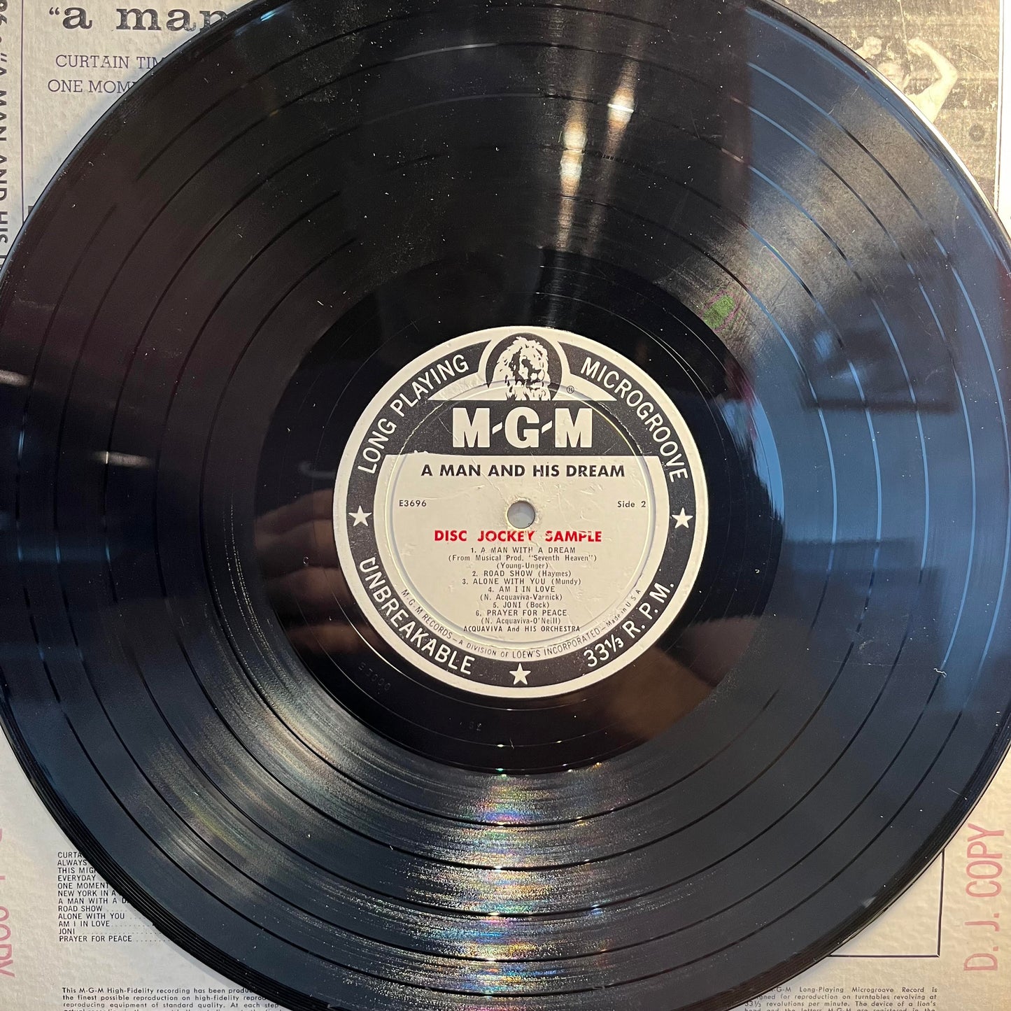 A Man And His Dream *PROMO* | Very Good (VG) Very Good (VG)