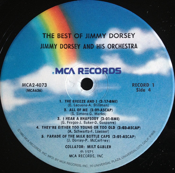 The Best Of Jimmy Dorsey | Near Mint (NM) Very Good Plus (VG+)