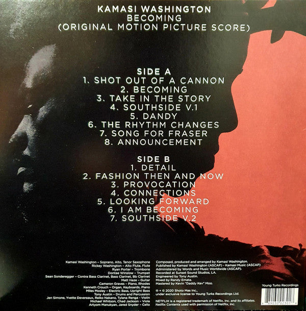 Kamasi Washington Becoming (Music From The Netflix Original Documentary) Young Turks LP Mint (M) Mint (M)