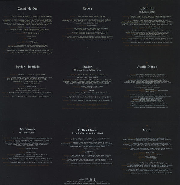 Mr. Morale & The Big Steppers (VINYL) | Mint (M) Mint (M)