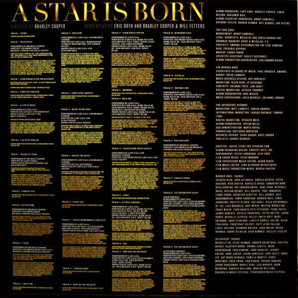 A Star Is Born Soundtrack | Mint (M) Mint (M)