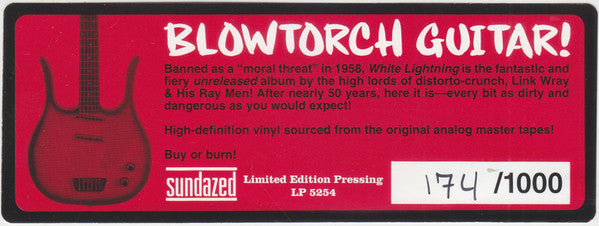 White Lightning: Lost Cadence Sessions ’58 | Mint (M) Mint (M)