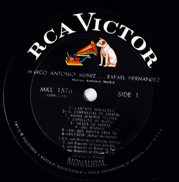 Marco Antonio Muñiz Y Rafael Hernández | Good Plus (G+) Very Good Plus (VG+)