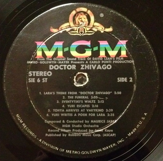 Doctor Zhivago (Original Sound Track Album) | Near Mint (NM) Near Mint (NM)