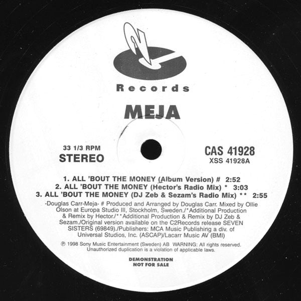 All 'Bout The Money | Very Good Plus (VG+) Generic