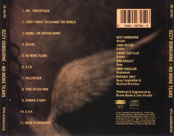 No More Tears (CD) | Near Mint- (NM-) Near Mint (NM or M-)