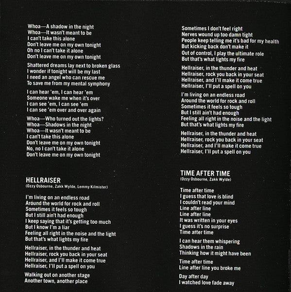 No More Tears (CD) | Near Mint- (NM-) Near Mint (NM or M-)