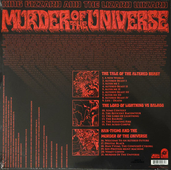 Murder Of The Universe (COLOR VINYL) | Near Mint (NM or M-) Near Mint (NM or M-)