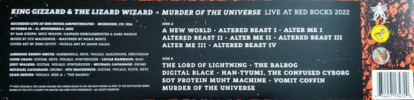 Murder Of The Universe (Live At Red Rocks 2022) | Near Mint (NM) Mint (M)