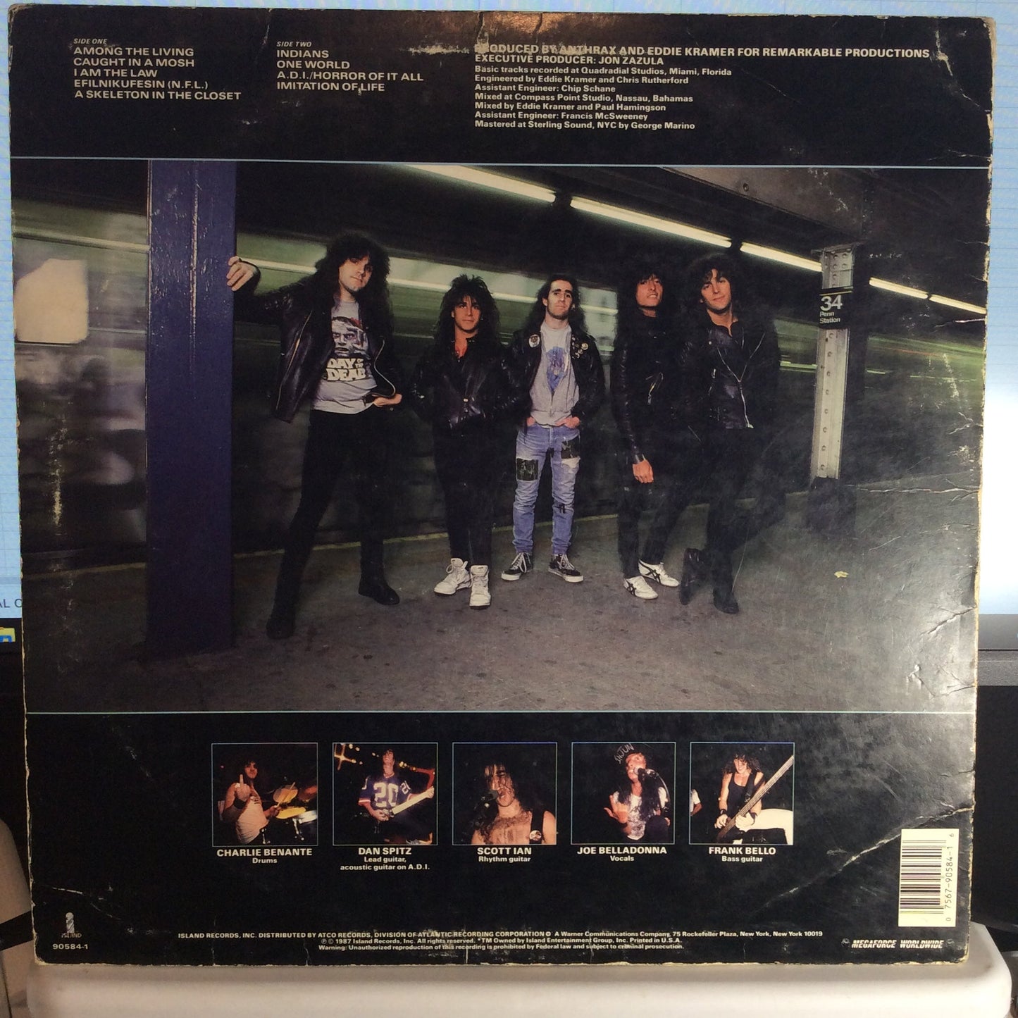 Among The Living (VINYL) | Very Good (VG) Good Plus (G+)- X Vinyl Record