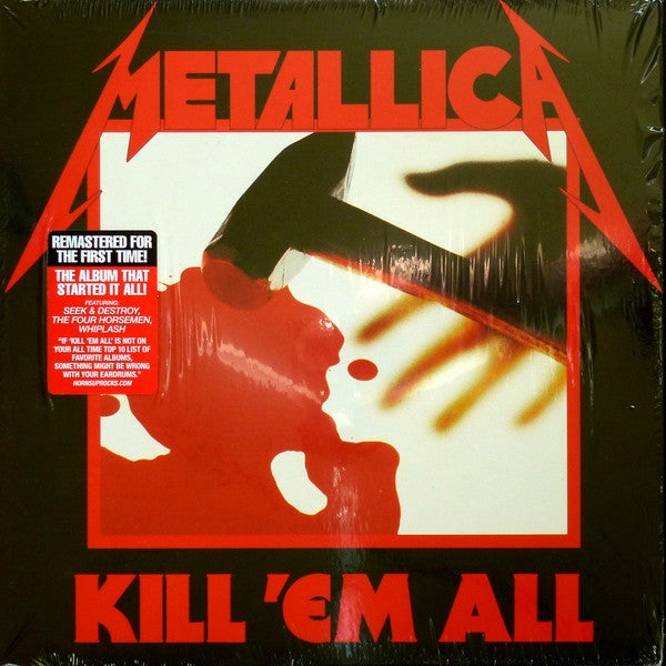 Metallica Kill 'Em All Blackened LP, Album, RE, RM Mint (M) Mint (M)
