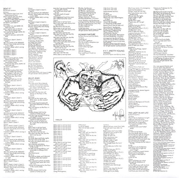 Michael Jackson Thriller Epic, MJJ Productions LP, Album, RE, RP Mint (M) Mint (M)