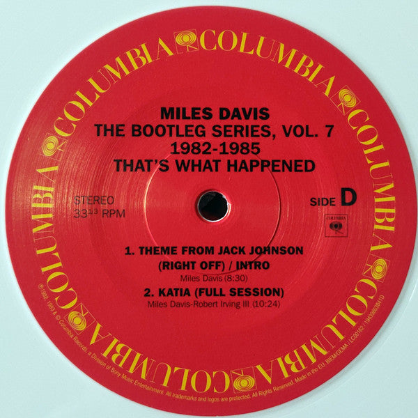 Miles Davis That's What Happened 1982-1985 (The Bootleg Series, Vol. 7) Columbia, Legacy, Sony Music 2xLP, Whi Mint (M) Mint (M)