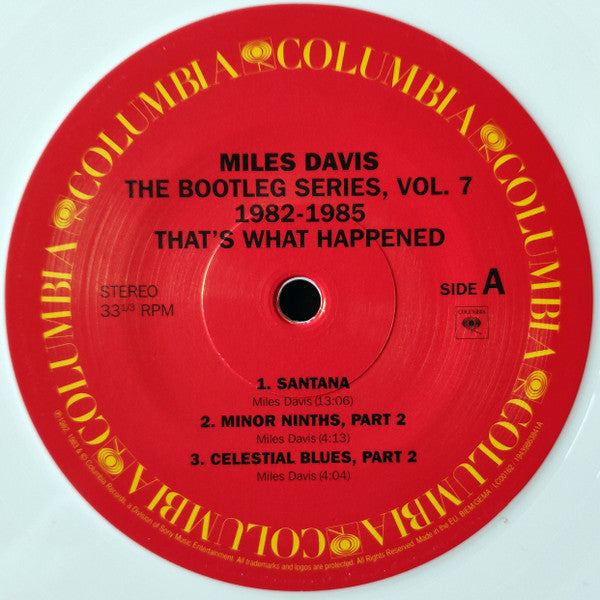 Miles Davis That's What Happened 1982-1985 (The Bootleg Series, Vol. 7) Columbia, Legacy, Sony Music 2xLP, Whi Mint (M) Mint (M)