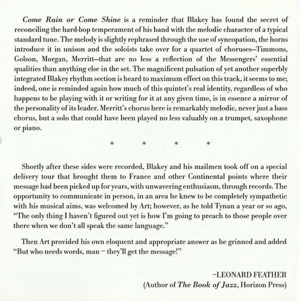 Moanin' (SACD) | Near Mint (NM or M-) Near Mint (NM or M-)