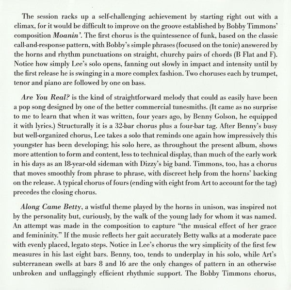 Moanin' (SACD) | Near Mint (NM or M-) Near Mint (NM or M-)