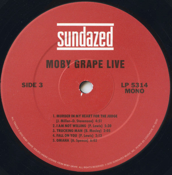 Live (Historic Live Moby Grape Performances 1966-1969) | Mint (M) Mint (M)