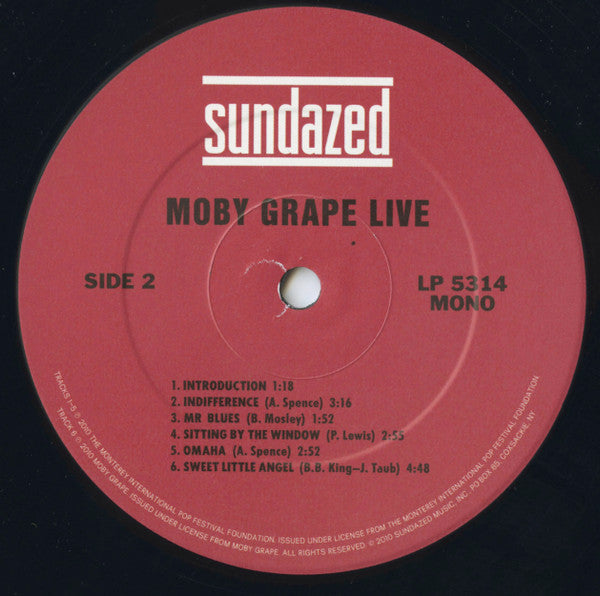 Live (Historic Live Moby Grape Performances 1966-1969) | Mint (M) Mint (M)