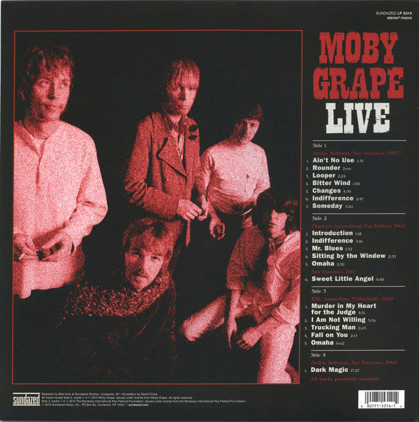 Live (Historic Live Moby Grape Performances 1966-1969) | Mint (M) Mint (M)
