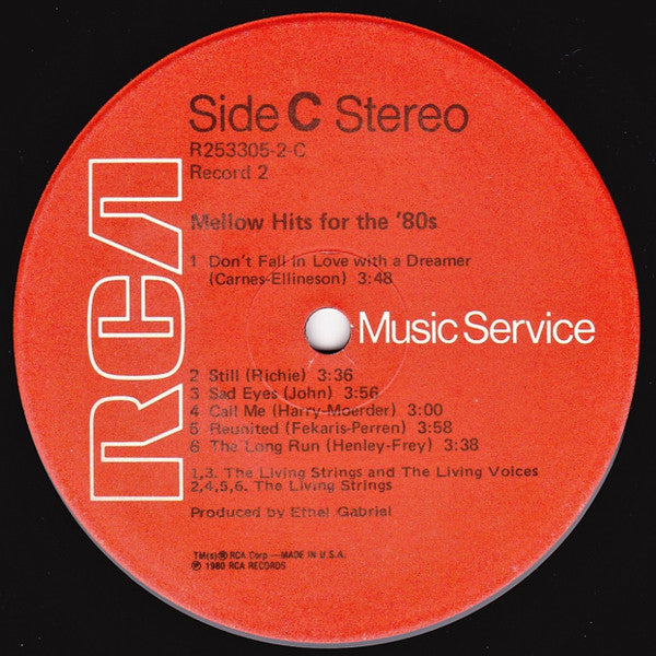 Mellow Hits For The '80s *SEALED* | Mint (M) Mint (M)- X Vinyl Record