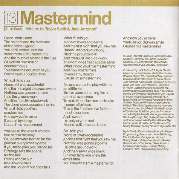 Midnights (CD) | Mint (M) Mint (M)