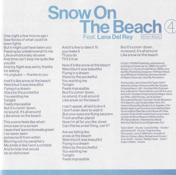 Midnights (CD) | Mint (M) Mint (M)