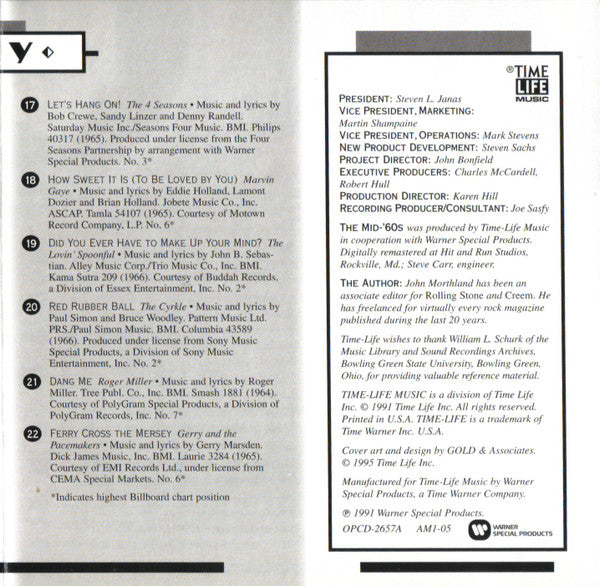 AM Gold - The Mid-'60s *CD* | Mint (M) Mint (M)