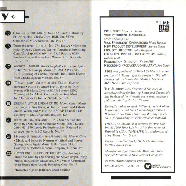 AM Gold 1968 *CD* | Mint (M) Mint (M)