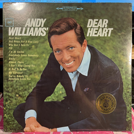 Andy Williams' Dear Heart | Mint (M) Near Mint (NM)- X Vinyl Record