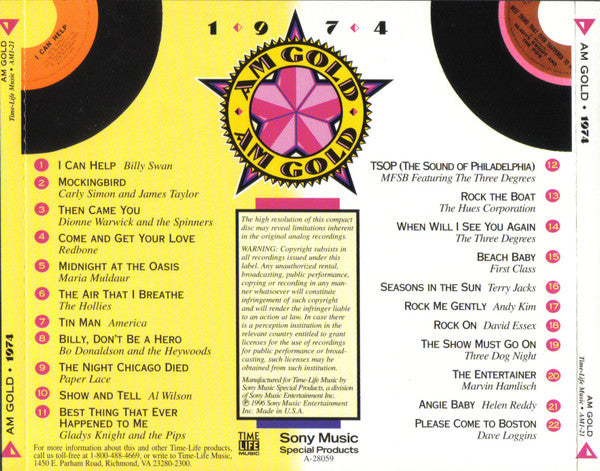 AM Gold 1974 *CD* | Mint (M) Mint (M)